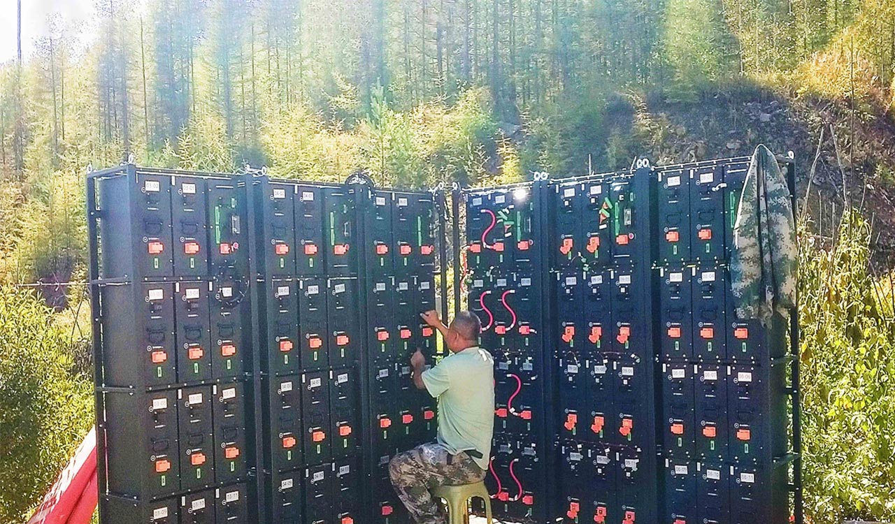 Sino-Russian Border 5G Communication Base Station LTO BATTERY Backup Power